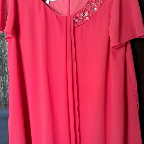Stella Derlou summer blouse like new, fuchsia, size XL