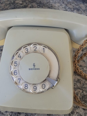 Siemens vintage telephone used, classic 70s-80s model