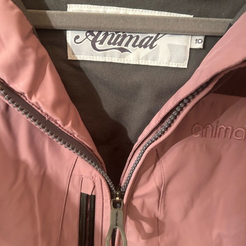 Animal women's ski jacket Small like new, pink/purple