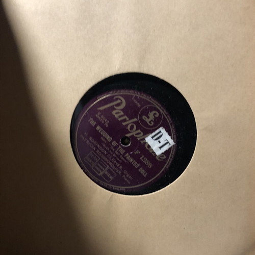 HMV Parlophone 78 rpm 10 inch gramophone records, 1930s