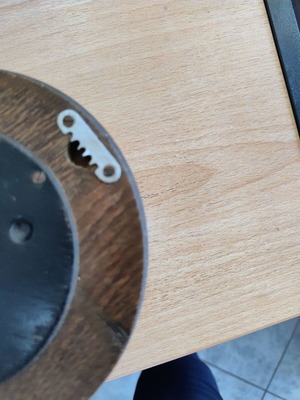 Antique barometer, diameter 14.5 cm