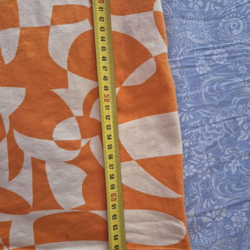 Mini summer dress Monki new, white and orange, size L
