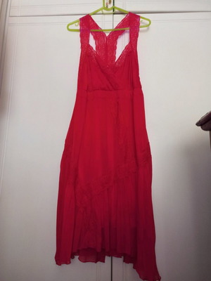 Mat Fashion dress red like new, summer style, plus size XL