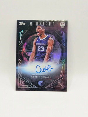 Topps Midnight Cedrick Coward αυτόγραφο σε κάρτα σαν καινούργιο
