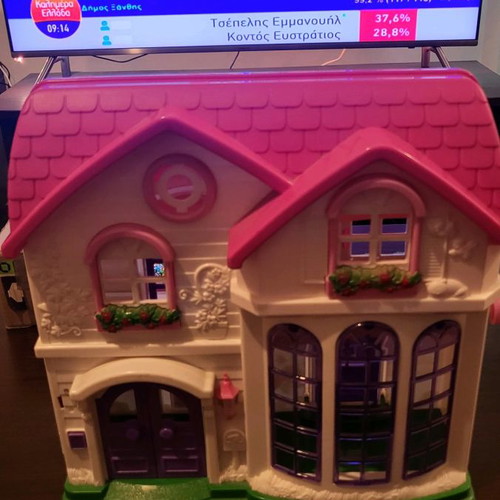 Redbox Happy Sounds Doll House used with light and doorbell