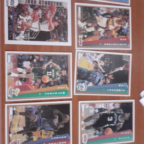 NBA 92-93 Fleer cards used, pack of 20 double-sided