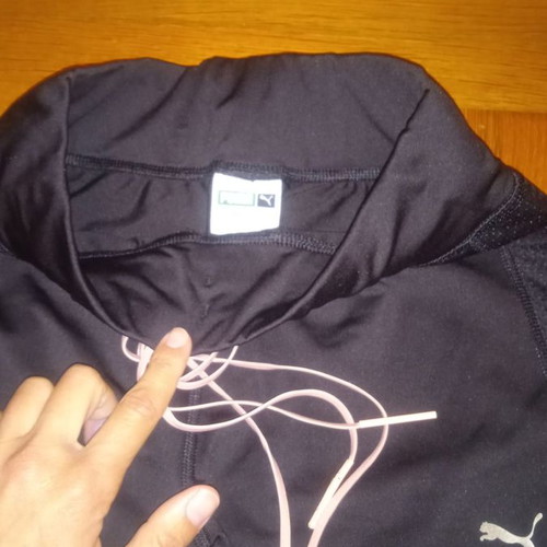 Puma leggings S black with mesh like new, worn twice