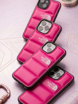Θήκη iPhone The North Face Puffer Pink Edition καινούργια