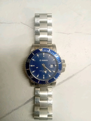 Bosch wristwatch used, anniversary edition, silver