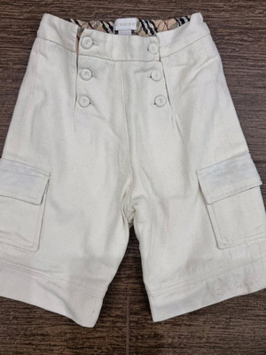 Burberry high-waisted shorts new, size 12 months