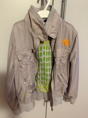 Ikks light jacket for boys 6-7 years like new, beige