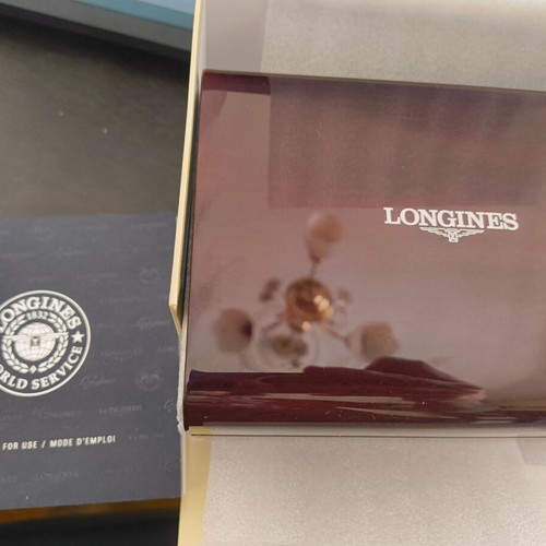 Longines Master Collection Annual Calendar watch like new, 40mm, white and silver