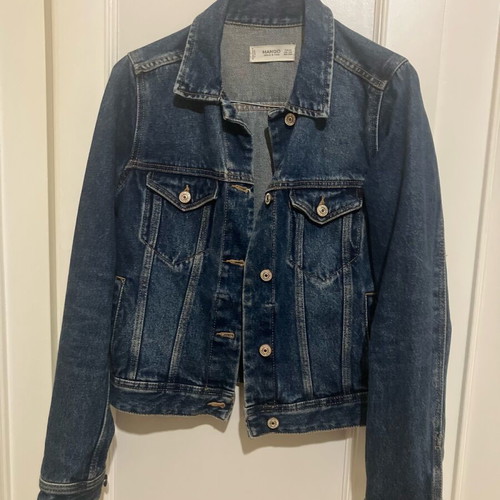 Mango denim jacket like new, blue, size XS