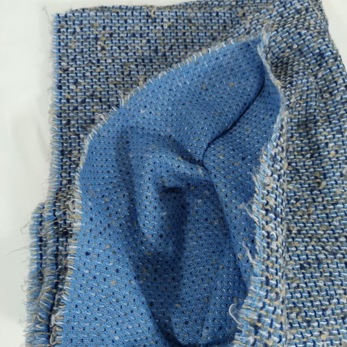 Esprit knitted infinity scarf like new, blue melange