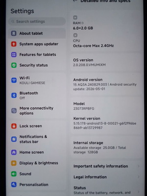 Redmi Pad SE 11 ιντσών tablet σαν καινούργιο με θήκη