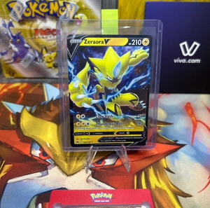 Pokemon card Zeraora V holographic crown zenith set