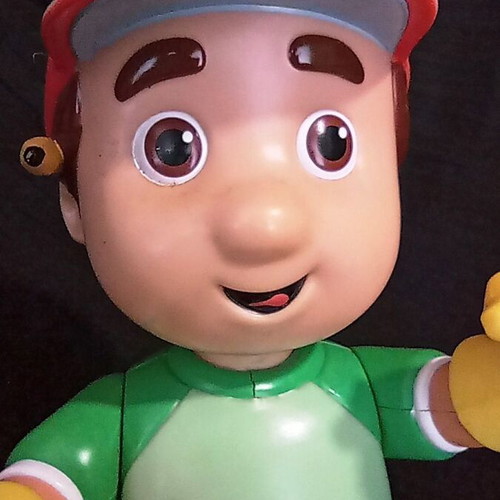 Handy Manny Disney Mattel 2007 Talking Figure used, Greek language