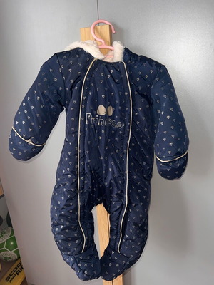 Baby girl 12 months exit suit like new with Sherpa lining