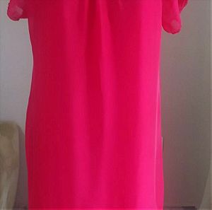 ΕΚΠΤΩΣΗ ΣΕ ΟΛΑ ΤΑ ΦΟΡΕΜΑΤΑ!!!Φόρεμα N ONE χρωμα exotic pink