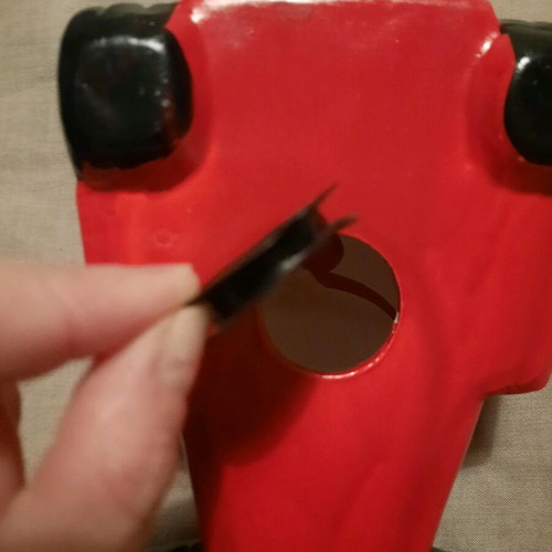 Car-shaped piggy bank like new unused
