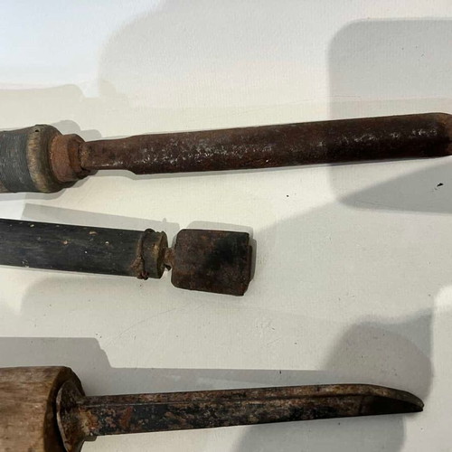 Set of 4 old hand tools used