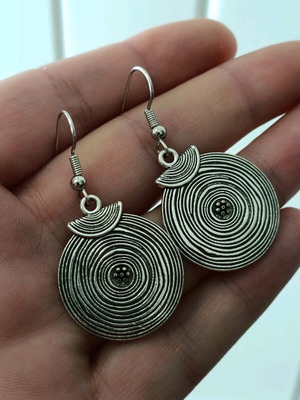 Egyptian earrings women's stainless steel dangling new