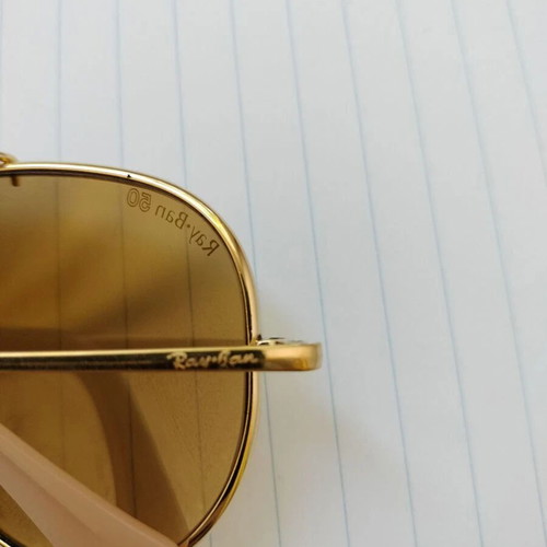 Ray-Ban 50 B&L The General 1937-1987 sunglasses used, gold