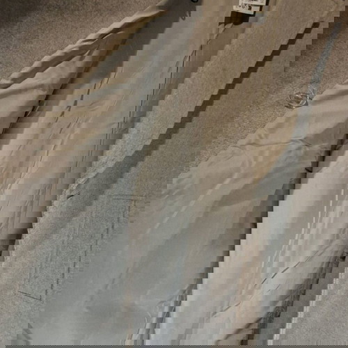 Μπεζ μελανζέ σταυροκουμπωτό παλτό H&M XXL καινούργιο