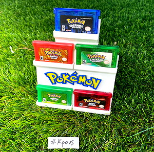 Σετ Συλλογή με 5 Κασέτες Pokémon για Gameboy Advance