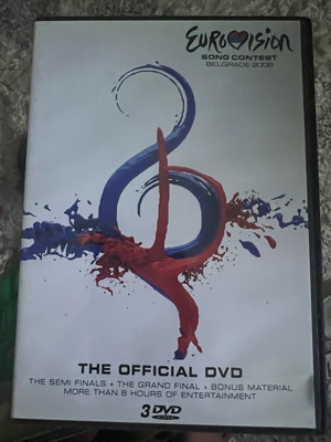 Eurovision 2008 3x DVDs boxset in excellent condition
