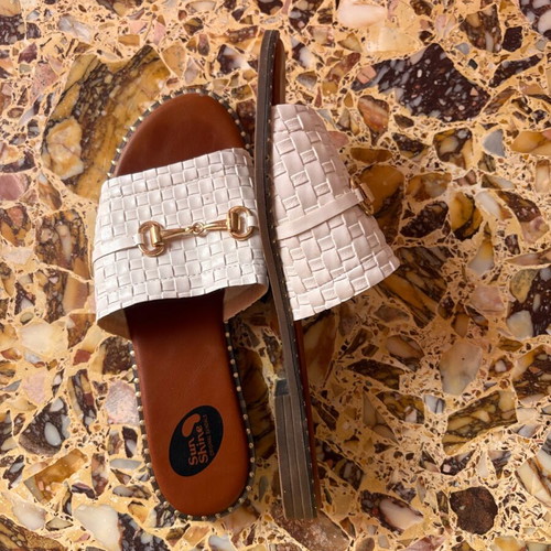 Sunshine sandals size 38 white like new, anatomical