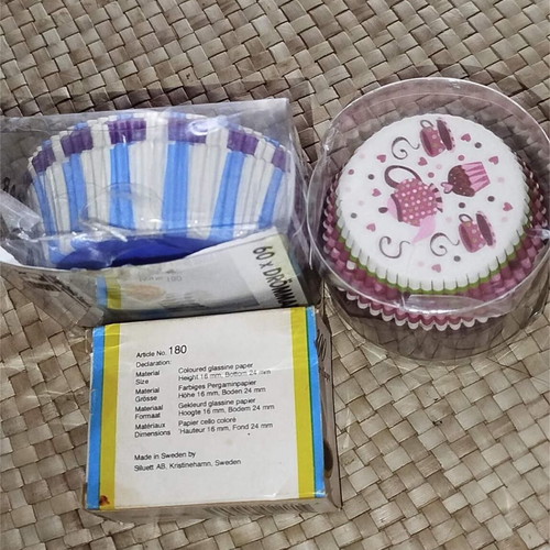 Cupcake and chocolate cases new, 420 pieces, paper