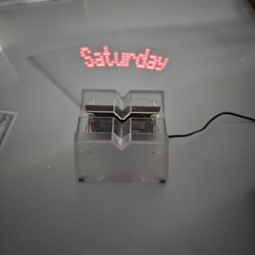 Invotis LED Pendulum Clock like new, digital table model