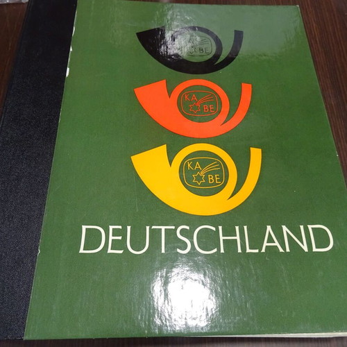 KABE Germany stamp collection in large foldable album, 32 pages