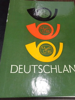 KABE Germany stamp collection in large foldable album, 32 pages