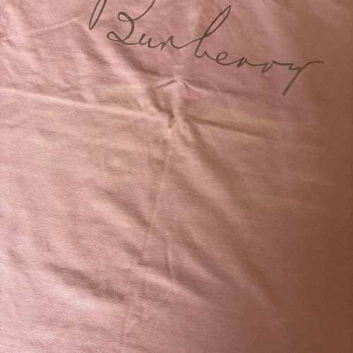 Burberry women's blouse No XS, dusty pink cotton