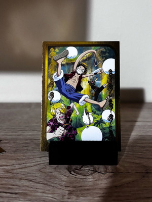 One Piece Epic Journey card used, number 70 gold rare