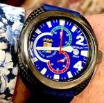 Locman Chronograph Marina Military Titanium watch used