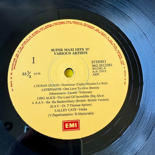 Super Maxi Hits 87 LP like new, Pop