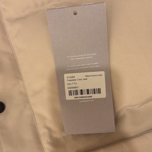 Canada Goose vest new, black and white, sizes XL XXL