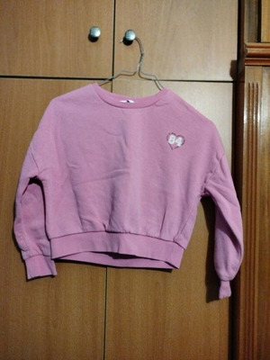 Children's pink sweatshirt