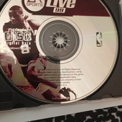 NBA Live 99 PC game used by EA Sports