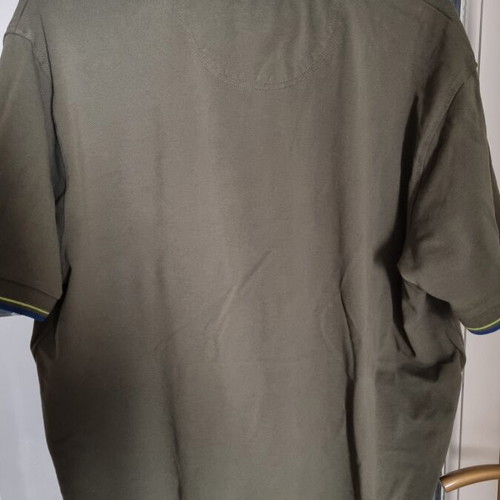 Visconti men's cotton polo shirt, green-olive, XL