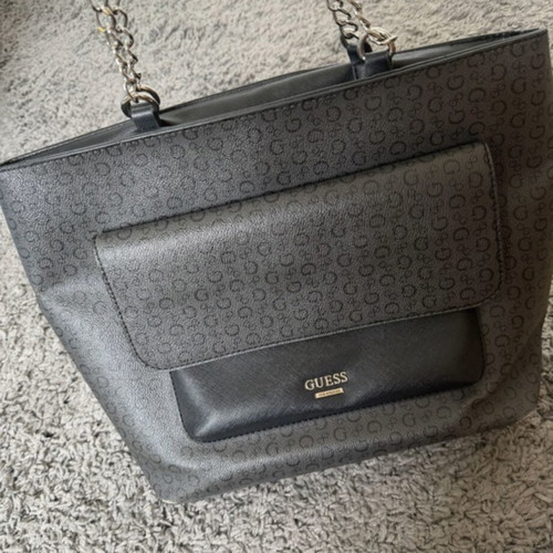 Guess shoulder bag used, black