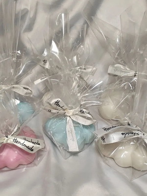 Cloud Candle new, medium-sized scented cloud candles
