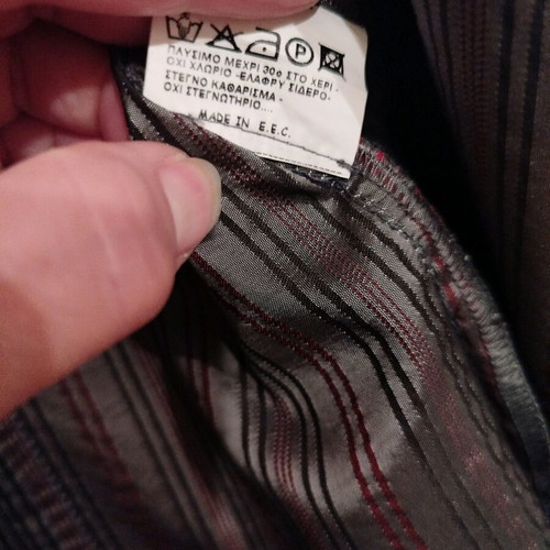 Bill Cost women's shirt used, black and gray, size S