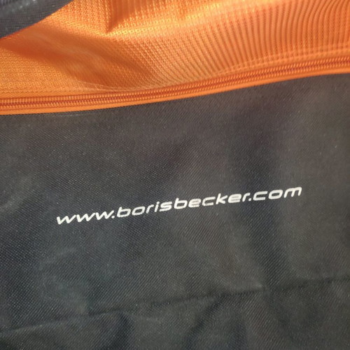 Boris Becker tennis racquet bag used