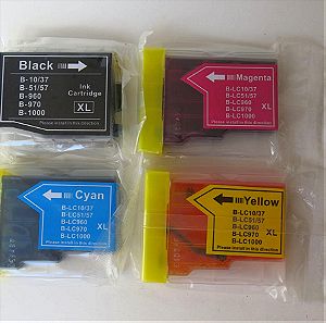 Μελάνια για εκτυπωτή Brother: 4 τεμάχια Compatible ink cartridge (XL)