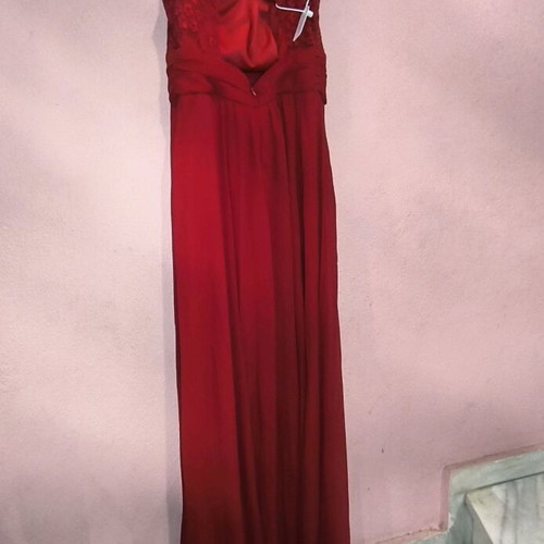 knee length dresses for ladies SHEIN Contrast Lace Split Hem Satin Cami Nightdress | Night Dress main image 1