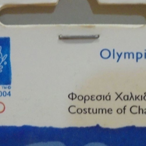 Olympic Pin Athens 2004 authentic, Costume of Chalkidiki